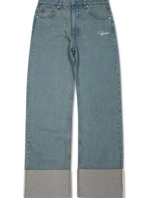 Jeansy Dzwony Pegador niebieski denim