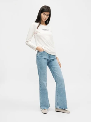 Jeansy dzwony Pepe Jeans jasnoniebieski denim