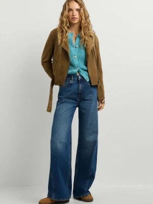 Jeansy Dzwony Pepe Jeans niebieski denim