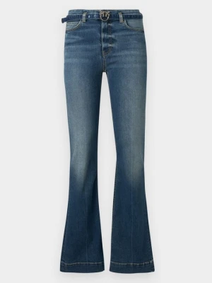 Jeansy Dzwony Pinko niebieski denim