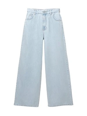 Jeansy Dzwony PULL&BEAR jasnoniebieski
