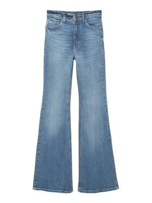Jeansy Dzwony PULL&BEAR niebieski denim