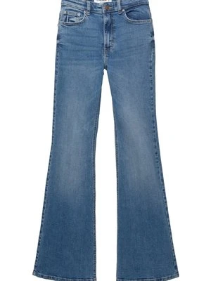 Jeansy Dzwony PULL&BEAR niebieski denim