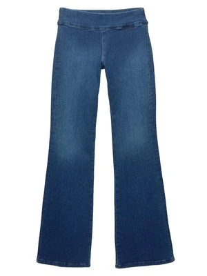 Jeansy Dzwony PULL&BEAR ciemnoniebieski