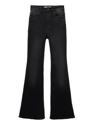 Jeansy Dzwony PULL&BEAR czarny