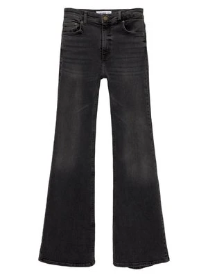 Jeansy Dzwony PULL&BEAR szary melanż