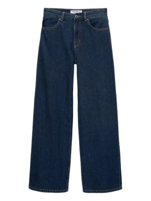 Jeansy Dzwony PULL&BEAR granatowy