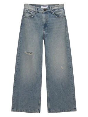 Jeansy Dzwony PULL&BEAR jasnoniebieski