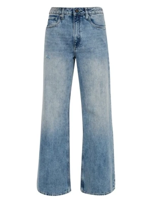 Jeansy Dzwony QS ciemnoniebieski
