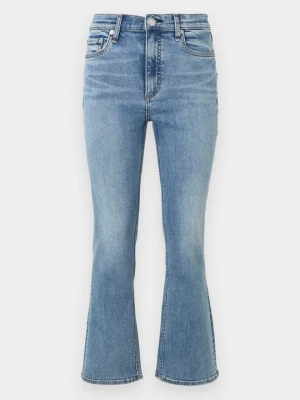Jeansy Dzwony rag & bone niebieski denim