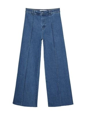 Jeansy Dzwony Stradivarius niebieski denim