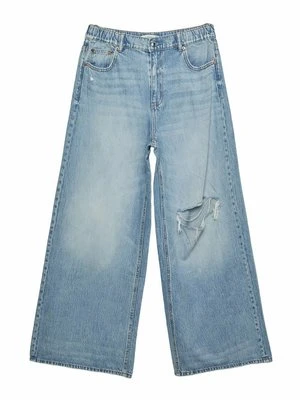 Jeansy Dzwony Stradivarius jasnoniebieski denim