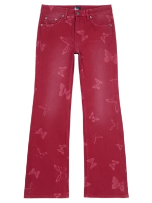 Jeansy Dzwony The Kooples czerwony