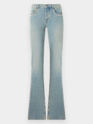 Jeansy Dzwony The Kooples jasnoniebieski denim