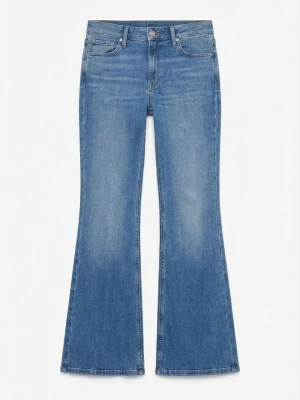 Jeansy Dzwony Topshop niebieski denim