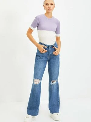 Jeansy Dzwony Trendyol