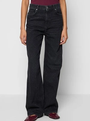 Jeansy Dzwony TWINSET czarny