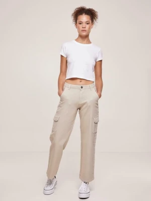 Jeansy Dzwony Urban Classics biały