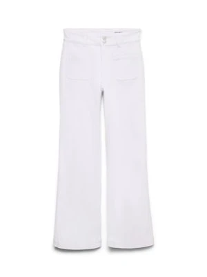 Jeansy Dzwony Vero Moda biały