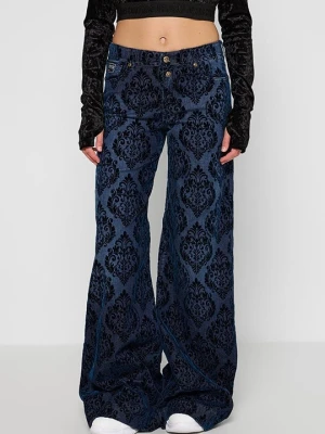Jeansy Dzwony Versace Jeans Couture niebieski