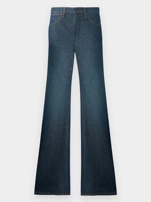Jeansy Dzwony Wrangler ciemnoniebieski