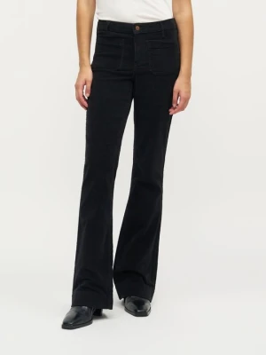 Jeansy dzwony Wrangler czarny