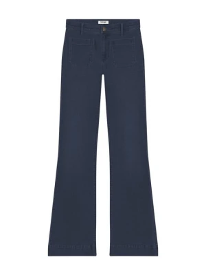 Jeansy Dzwony Wrangler niebieski