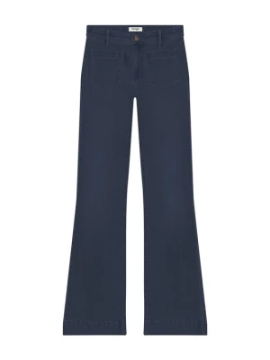 Jeansy dzwony Wrangler niebieski