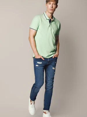 Jeansy Granatowe Ansel Lancerto