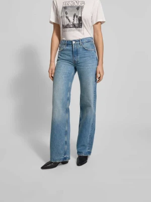 Jeansy krój loose fit w 5 kieszeni Anine Bing Jeansowy niebieski