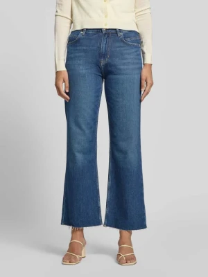 Jeansy krój regular fit bootcut z mieszanka bawełny model 'C_ANGELA MR' Boss Orange