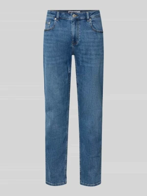 Jeansy krój slim fit z klasycznymi 5 kieszeni REVIEW