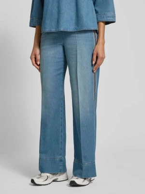 Jeansy krój wide fit z dodatkiem lyocellu Marc Cain