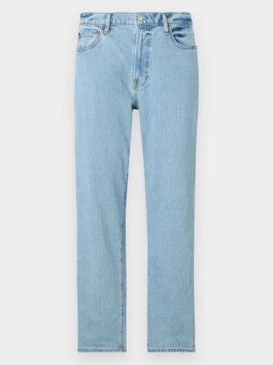 Jeansy loose fit Abercrombie & Fitch srebrny