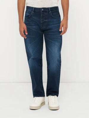 Jeansy loose fit Armani Exchange jasnoniebieski denim