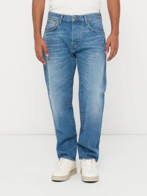 Jeansy loose fit Armani Exchange jasnoniebieski denim