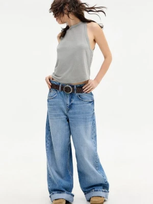 Jeansy loose fit BDG Urban Outfitters niebieski