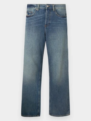 Jeansy loose fit Diesel niebieski denim