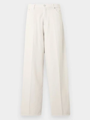 Jeansy loose fit Dondup mleczny
