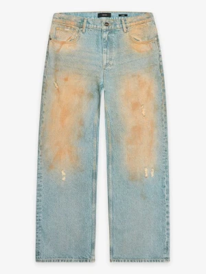 Jeansy loose fit EIGHTYFIVE niebieski denim
