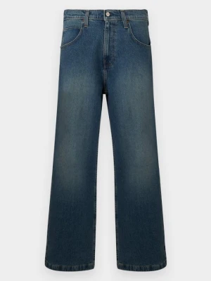 Jeansy loose fit Hollister Co. ciemnoniebieski