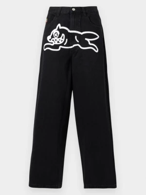 Jeansy loose fit Icecream czarny