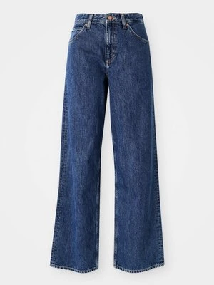Jeansy loose fit Lee niebieski denim
