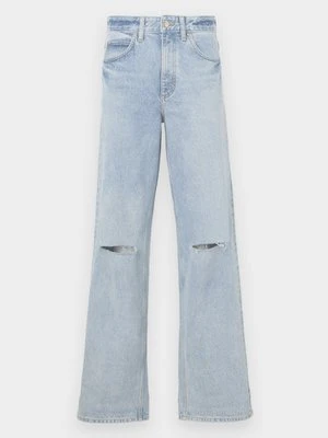 Jeansy loose fit Lee jasnoniebieski denim