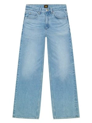 Jeansy loose fit Lee jasnoniebieski denim