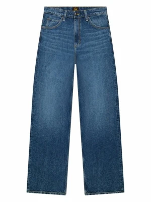 Jeansy loose fit Lee ciemnoniebieski