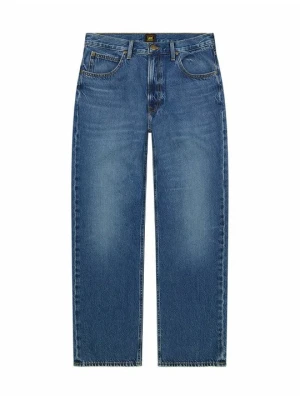 Jeansy loose fit Lee niebieski denim