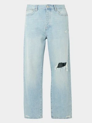 Jeansy loose fit Only & Sons niebieski