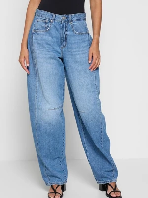 Jeansy loose fit Only szafirowy
