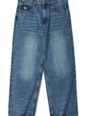 Jeansy loose fit Pegador niebieski